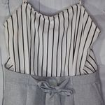 &merci & Merci Spaghetti strap Striped romper Photo 2