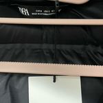 ZARA Black Packable Water Repellent Hooded Longline Puffer Vest Small Photo 11