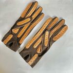 Isotoner Vintage "For Beautiful Hands" by Aris Brown & Tan Gloves Photo 4