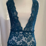 Women's Unbranded Teal Lace Chemise & Slip M Size M Photo 0