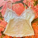 Cosabella y2k italian vintage 2000s white cream lace mesh camisole Photo 4