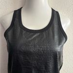 Switch Crocodile Effect Faux Leather Black Sleeveless Tank Top S Photo 5