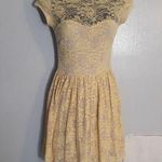 Finn and Clover yellow lace dress Photo 0