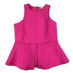 Monteau  Pink Peplum Top Women's Large Polyester & Spandex Barbie Legally Blonde Photo 0