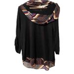 AB Studio  New Sweater with Matching Multi-Color Scarf Size Large Photo 1