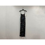 Mac Duggal  93695 Black Floral Embellished Strapless Column Gown Sz 0 Photo 1