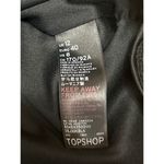 Topshop  Women's Tinsel Tuxedo Dress Polyester Black Size S Photo 4