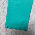 AQUA  Womens Green Scalloped Hem High Waist Leggings Size S Reticket Photo 7