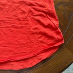 Eileen Fisher Red Fitted Cap Sleeve T-Shirt Photo 3