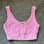 ZARA Terry Cloth Cropped Tank Photo 0