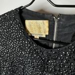 House of Gold Sequin Vintage Top Dressy British Sleeveless Crop Beaded Black Size 14 Photo 1
