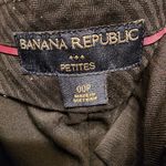 Banana Republic Women’s Petites  Black Subtle Plaid Bootcut Dress Pants Size 00P Photo 2