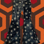 Somedays Lovin Glitter Skies Lac-Up Flare Bell Bottoms Pants Photo 0