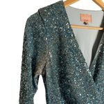 Show Me Your Mumu Party Hop Blue Sequined Long Sleeve Ruched Mini Dress Size M Photo 6