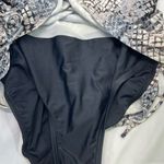 Apt. 9  MULTICOLORED GEOMETRIC PATTERN ONE PIECE SWIMSUIT W/BLACK BOTTOM SZ 18 Photo 4