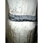 &merci Womens 2 NWT New Italy Designer Merci Silk Dress 38 IT Belt Sleeveless Tan Gray Photo 7