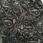 Anthropologie AG Paisley Velvet Black Tan Gold Print Skinny Jeans Cigarette pant Photo 4