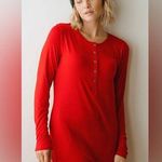 ALBION FIT NEW! Red Bamboo PJ Dress Photo 0