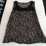 Lavish Women's  Black White BOHO ANTHRO Sleeveless Top Size Small USED #7080 Photo 1