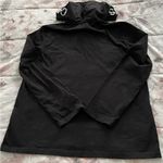 Calvin Klein Jeans Women’s Black 100% Cotton logo hoodie pullover sweater size M Photo 7