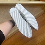 Karl Lagerfeld Paris CARLYN Plaid Slip On Sneaker Lace embroidered casual Sz 8 Photo 10