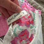 For Love & Lemons White Chemise with Pink Lace Photo 4