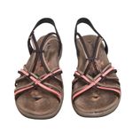 Skechers Sketchers Reggae Slim Simply Stretch Brown Pink Tan Sandals. SZ. 9 Photo 2