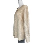 Croft & Barrow Cardigan Plus 1X Beige Womens Crewneck Textured Neutral NWT Photo 2