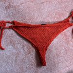 Frederick's of Hollywood RED KNIT TIE BIKINI  Photo 4