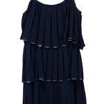 Ted Baker Meltea Embellished Black Tiered Dress US Size 8 $439 Flutter Sleeves Photo 2