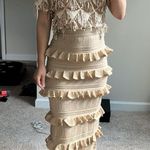 Zimmermann Zimmerman gold knit ruffle skirt. S Photo 12