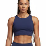 J.Crew New Balance X  Navy Blue Sleeveless Crop Athletic Workout Top NEW XS Photo 0