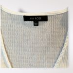 Ava Rose Boho Crochet Crop‎ Top Blouse Size L Boho Hippie Festival Cottagecore White Size L Photo 1