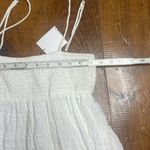 ZARA NWT white Muslin Tiered and smocked mini dress Medium Photo 3