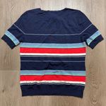 Halogen  Multicolor Striped‎ Shirt Size Medium NWT Photo 6