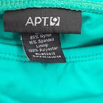 Apt. 9  Green Mini Ruffle Stretch Ruched Skort Swimwear Plus 16 Photo 4