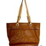Michael Kors  Bedford Leather Purse in Brown w/ Tan Straps Photo 0