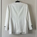 Jacqueline Ferrar Vintage  Womens Blazer White Multi-Color Size 14 Viscose Blend Photo 1