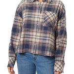 Scotch & Soda  Cropped Flannel Top L Photo 0