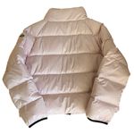 Tory Sport Cropped Performance Satin Down Jacket in pastel pink size small Photo 3