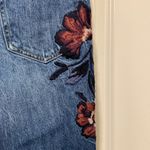 Abercrombie & Fitch  24 Short Annie High Rise Girlfriend Jeans Floral Embroidery Photo 4