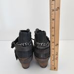 Dolce Vita Yasmina Chain Dark Gray Suede Leather Ankle Boots Size 8 Photo 5
