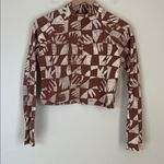 Free People LA Dazey Matching Top Pants Set Monochromatic Barrel Leg Sz Small Photo 1