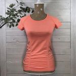 Athleta orange/peach short sleeves top tee Photo 0