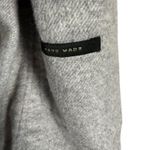 ZARA Gray Sleeveless Wool Longline Patch Pocket Midi Duster Vest Small Photo 5