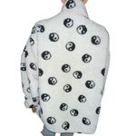 PacSun white yin yang fleece teddy jacket Photo 2
