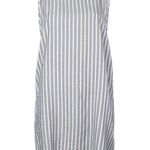 ONIA Marina Swim Cover Up Mini Dress Sleeveless Denim Stripe Size S Photo 0