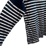 J.Crew Women’s Size Small Metallic Striped Boat Neck Top Style C6694 Photo 3