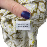 Roberta Roller Rabbit Yellow and Brown Floral Print Peasant Top Size XS Photo 7