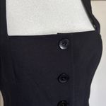 Abercrombie & Fitch Abercrombie button down square neck black tank Sleeveless Top small old money Photo 2